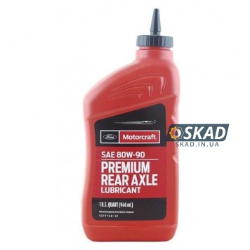 Трансмиссионное масло Motorcraft Premium Rear Axle Lubricant 80W-90, 946 мл. XY80W90-QL