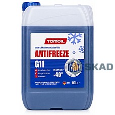 Антифриз Tomoil Antifreeze G11 Ready Mix -40°C (Синий), 10л