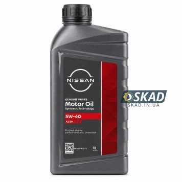 Моторное масло Nissan Motor Oil ST A3/B4 5W-40, 1 л. KE90090032