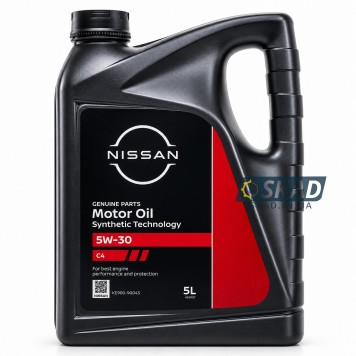 Моторное масло Nissan Motor Oil 5W-30 DPF, 5 л. KE90090043