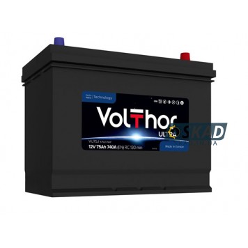 VOLTHOR Ultra VU70J 70Ah +R EN700A 12V (57029 SMF) Автомобильный аккумулятор