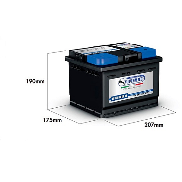 VIPIEMME Top Energy Evo 100Ah +R EN850A 12V (B094C) B094C