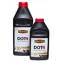 Тормозна рідина ДОТ-4 PROTEX, 500мл
