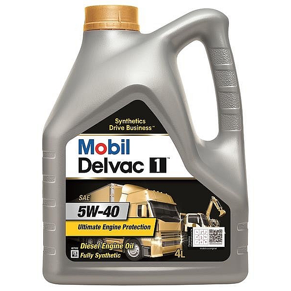 Mobil Delvac 1 5W-40, 4л