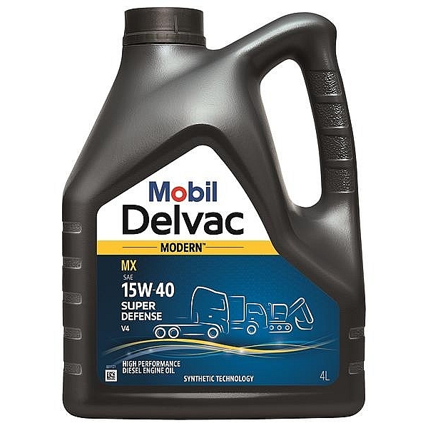 Mobil Delvac Modern 15W-40 Super Defense V4, 4л