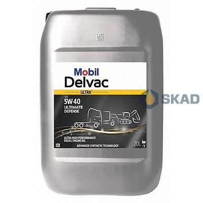 Mobil Delvac Ultra 5W-40 Ultimate Defense, 20л 157414