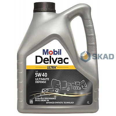 Mobil Delvac Ultra 5W-40 Ultimate Defense, 4л 157413