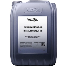 Wexoil Diesel Plus 15W-40, 20л