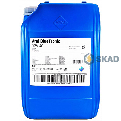 Моторное масло Aral BlueTronic 10W-40, 20л