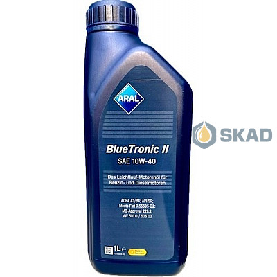 Моторное масло Aral BlueTronic II 10W-40, 1л