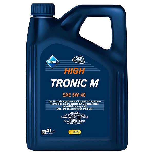Моторное масло Aral HighTronic M 5W-40, 4л