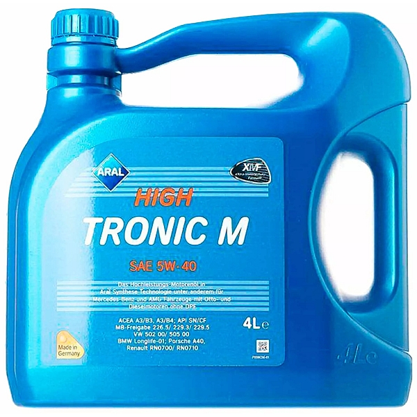 Моторное масло Aral HighTronic M 5W-40, 4л