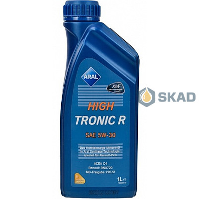 Моторное масло Aral HighTronic R 5W-30, 1л