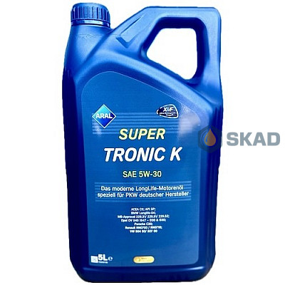 Моторное масло Aral SuperTronic K 5W-30, 5л