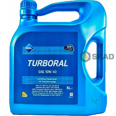 Моторное масло Aral Turboral 10W-40, 5л