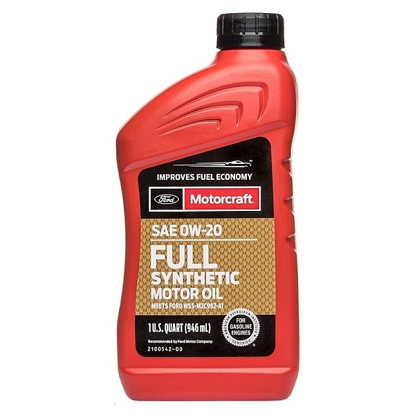 Моторное масло Motorcraft Ford Full Synthetic Motor Oil 0W-20, 946 мл