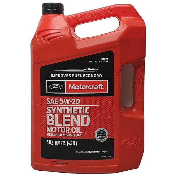 Моторное масло Motorcraft Ford Premium Synthetic Blend Motor Oil 5W-20, 4.73л