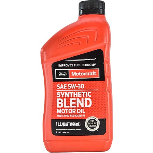 Моторное масло Motorcraft Ford Synthetic Blend Motor Oil 5W-30, 946 мл