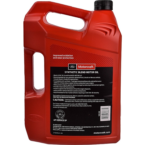 Моторна олива Ford Motorcraft Synthetic Blend Motor Oil 5W-30, 4.73 мл