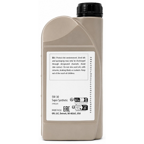 Моторна олива General Motors Super Synthetic 5W-30, 1л