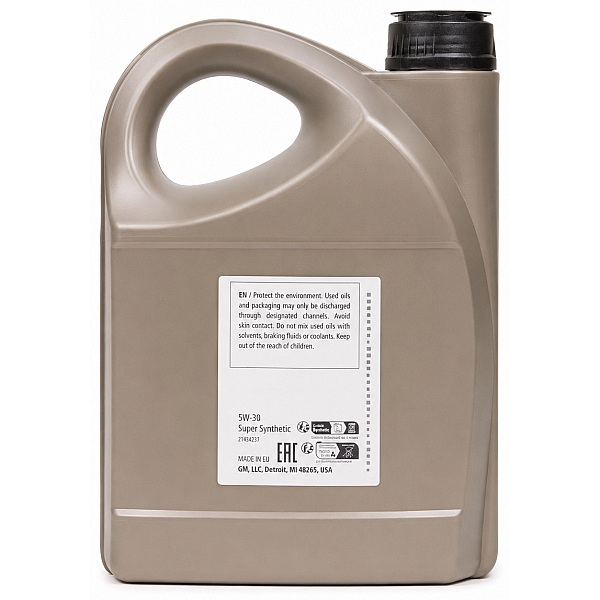 Моторна олива General Motors Super Synthetic 5W-30, 5л