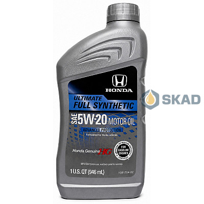 Моторное масло Honda 5W-20 Ultimate Full Synthetic SP/GF-6, 1л