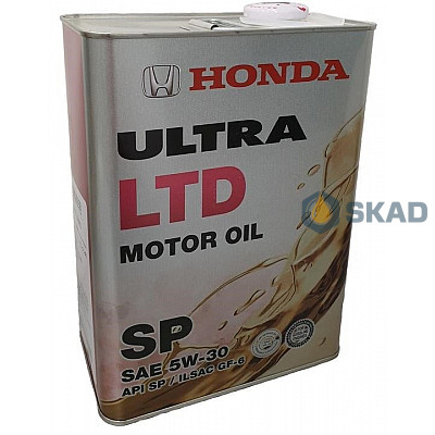 Моторное масло Honda Ultra LTD API SP/GF-6 5W30, 4л (Japan)