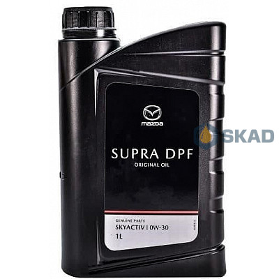 Моторное масло Mazda Original Oil Supra DPF 0W-30, 1л
