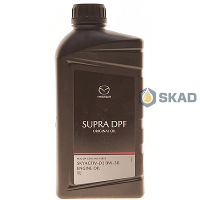 Моторное масло Mazda Original Oil Supra DPF 0W-30, 1л