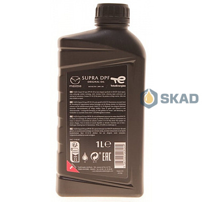 Моторное масло Mazda Original Oil Supra DPF 0W-30, 1л