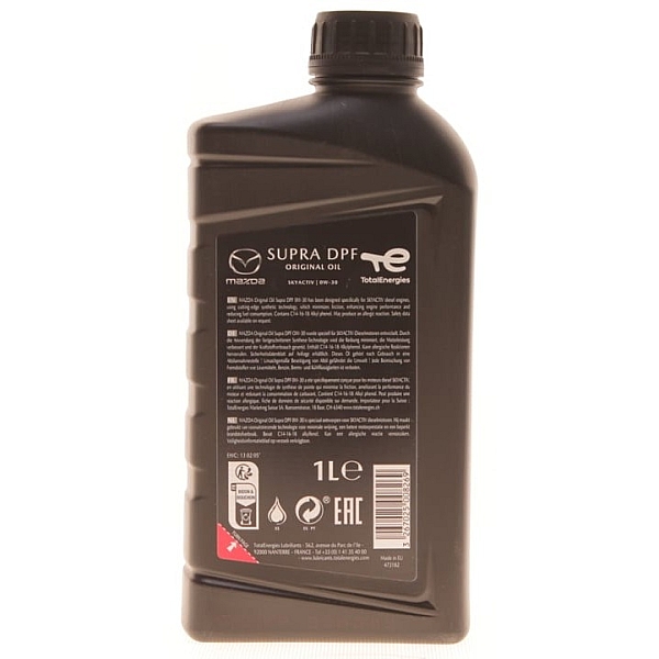 Моторна олива Mazda Original Oil Supra DPF 0W-30, 1л