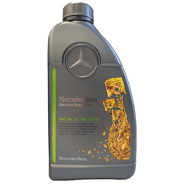 Моторна олива Mercedes-Benz Genuine Engine Oil 5W-30, MB 229.51, 1л