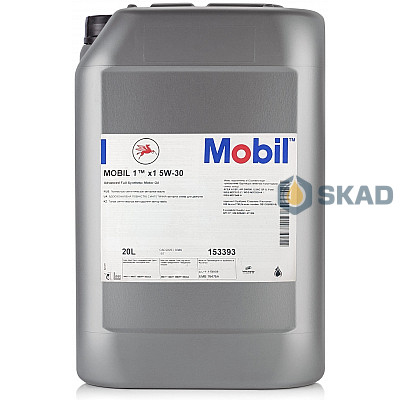 Моторное масло Mobil 1 X1 5W-30, 20л