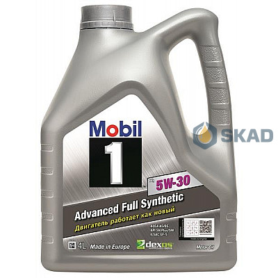 Моторное масло Mobil 1 X1 5W-30, 4л