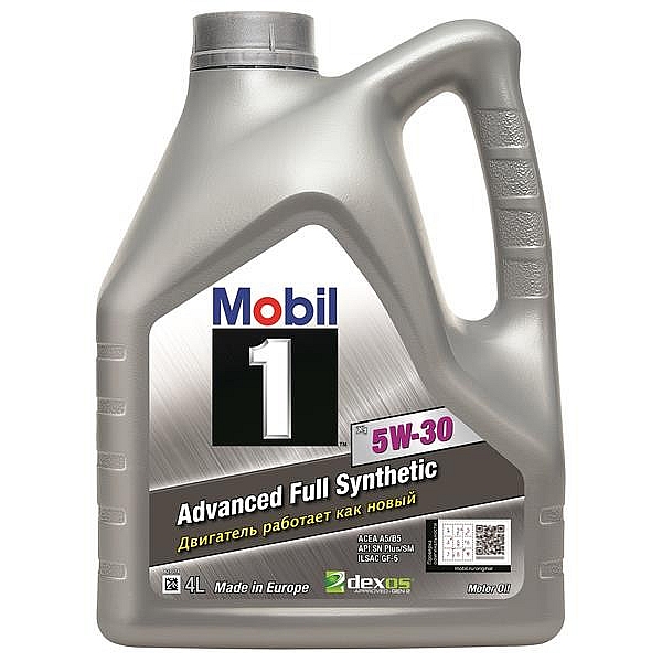 Моторное масло Mobil 1 X1 5W-30, 4л