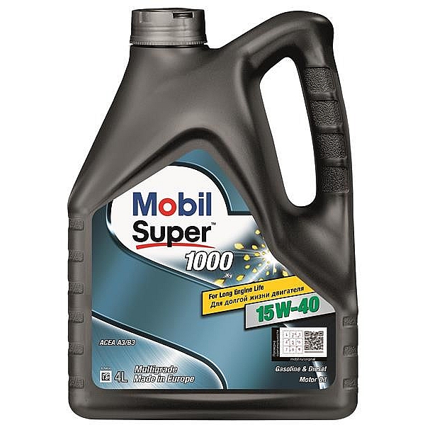 Моторное масло Mobil Super 1000 x1 15W-40, 4л