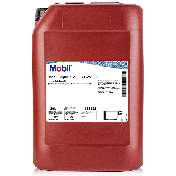 Моторное масло Mobil Super 2000 x1 5W-30, 20л