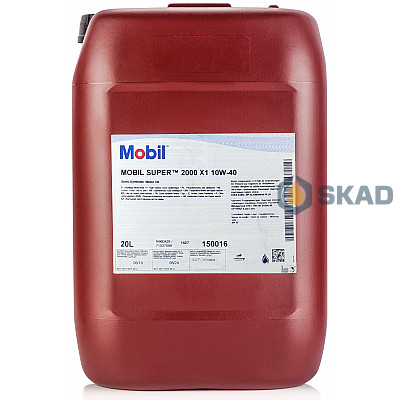 Моторное масло Mobil Super 2000 x1 10W-40, 20л