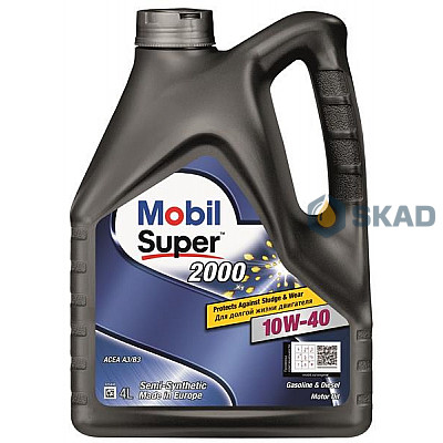 Моторное масло Mobil Super 2000 x1 10W-40, 4л
