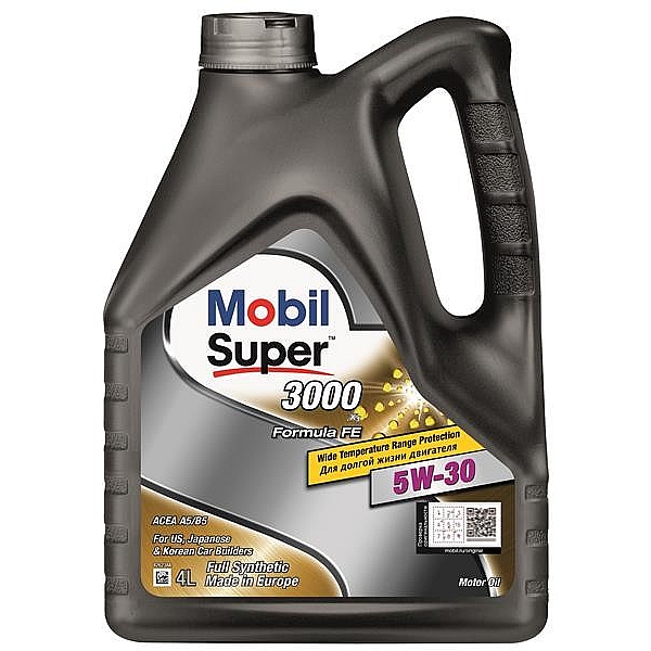 Моторна олива Mobil Super 3000 Formula FE 5W-30, 4л