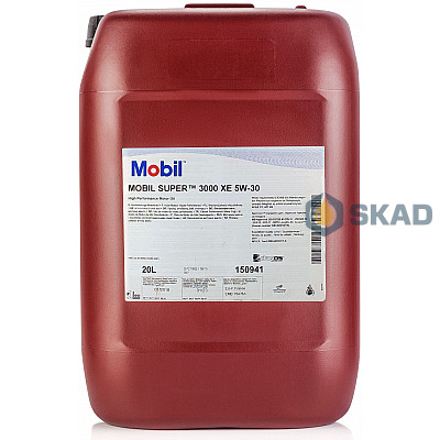 Моторное масло Mobil Super 3000 XE 5W-30, 20л