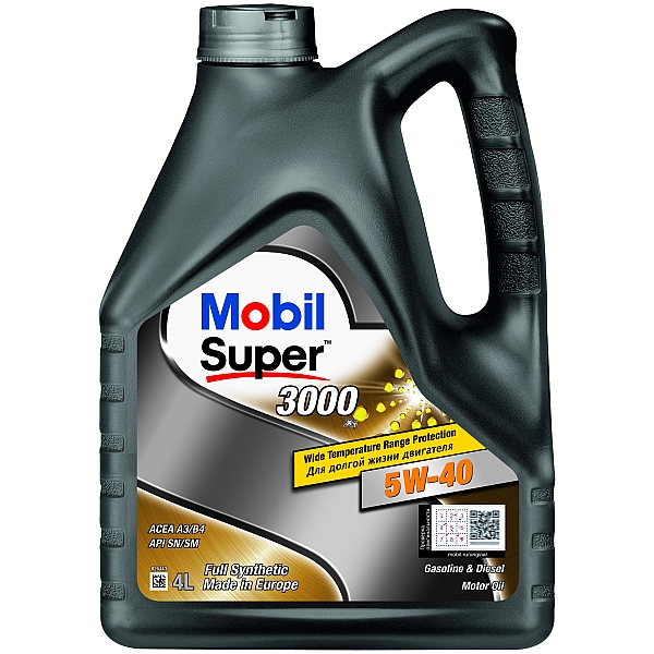 Моторна олива Mobil Super 3000 X1 5W-40, 4л