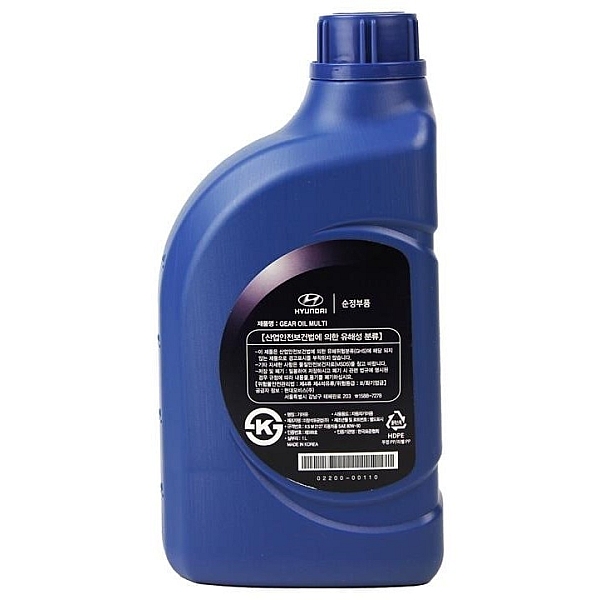 Mobis Hyundai/KIA Gear Oil Multi 80W-90 GL-5, 1л 02200-00110