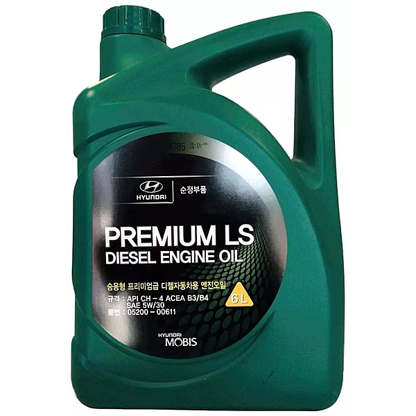 Моторное масло Mobis Hyundai/Kia Premium LS Diesel 5W-30, 6л