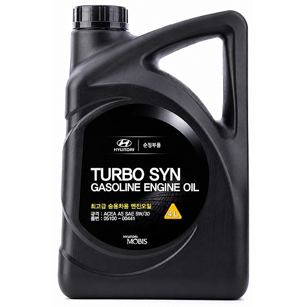 Моторное масло Mobis Hyundai/KIA Turbo SYN Gasoline 5W-30, 4л