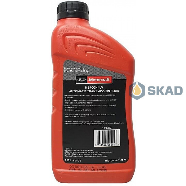 Motorcraft Mercon LV ATF, 946 мл XT10-QLVC