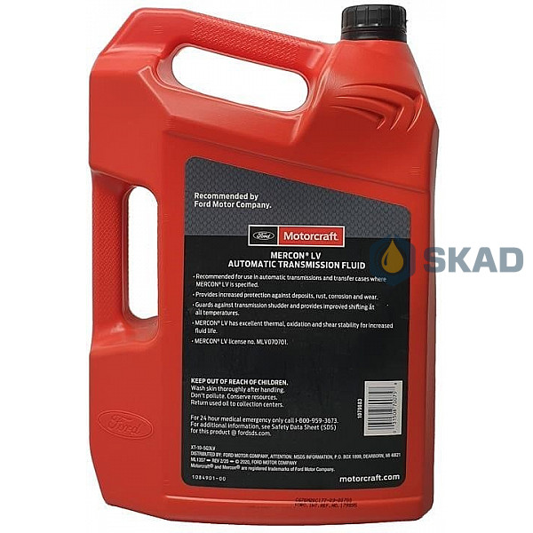 Motorcraft Mercon LV ATF, 4.73л XT10-5Q3LV