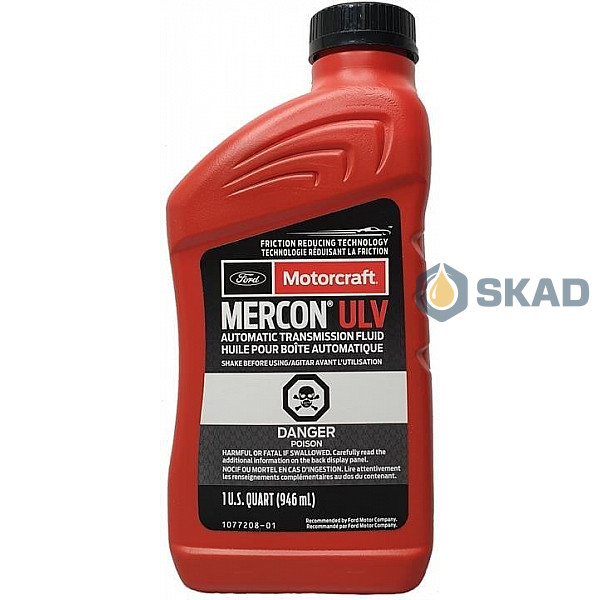 Motorcraft Mercon ULV ATF, 946 мл XT12-QULV