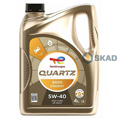 Моторное масло Total Quartz 9000 Energy 5W-40, 5л