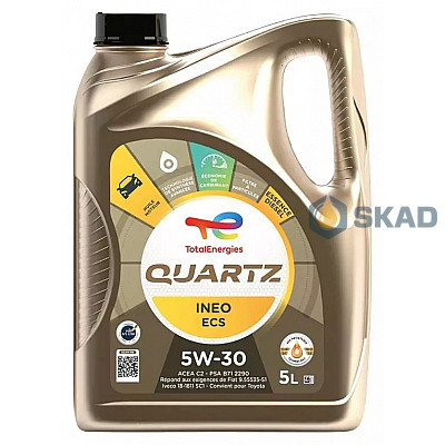 Моторное масло Total Quartz Ineo ECS 5W-30, 5л